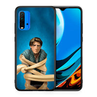 Thumbnail for Θήκη Αγίου Βαλεντίνου Xiaomi Redmi 9T Tangled 1 από τη Smartfits με σχέδιο στο πίσω μέρος και μαύρο περίβλημα | Xiaomi Redmi 9T Tangled 1 case with colorful back and black bezels