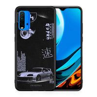 Thumbnail for Θήκη Αγίου Βαλεντίνου Xiaomi Redmi 9T Tokyo Drift από τη Smartfits με σχέδιο στο πίσω μέρος και μαύρο περίβλημα | Xiaomi Redmi 9T Tokyo Drift case with colorful back and black bezels