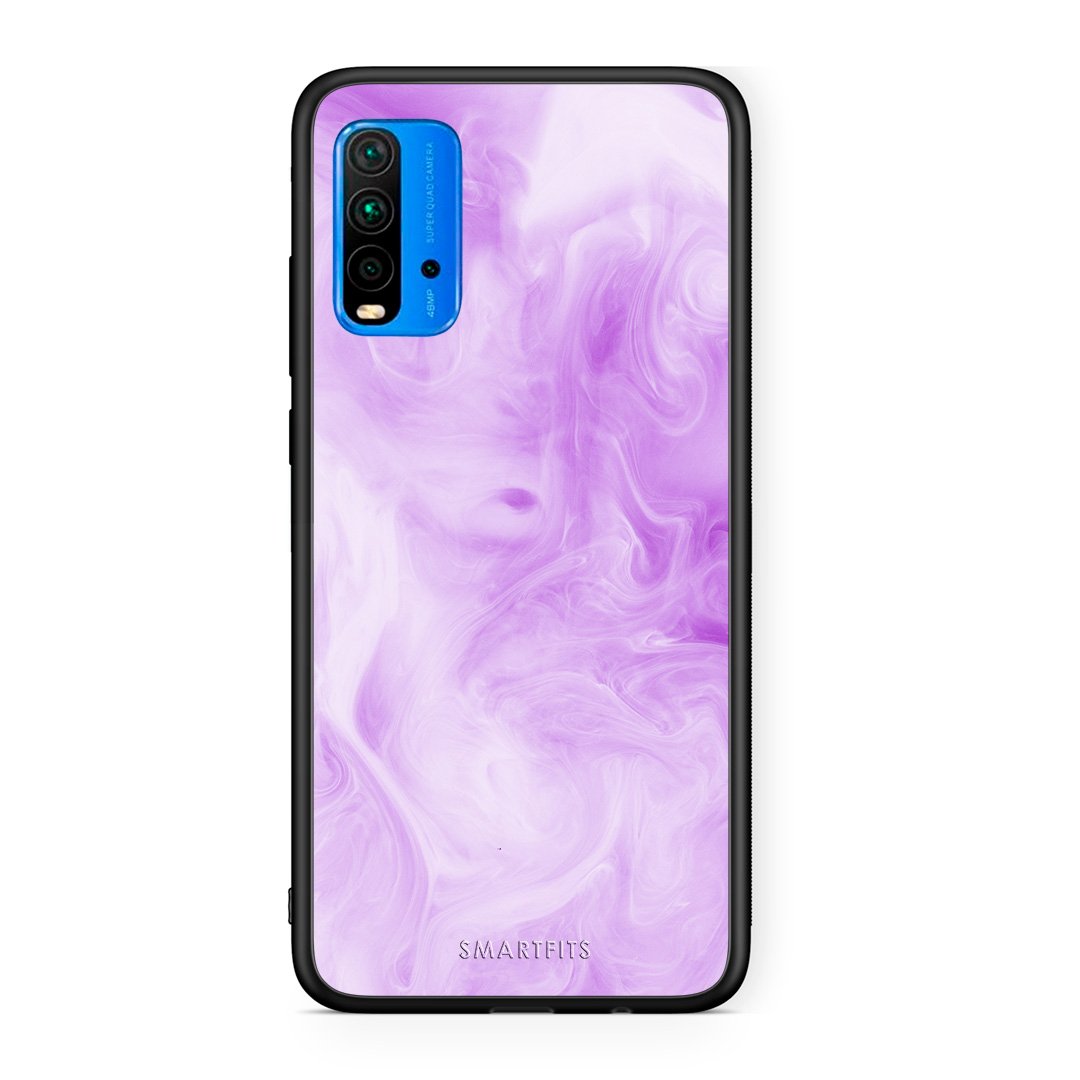 99 - Xiaomi Poco M3 Watercolor Lavender case, cover, bumper