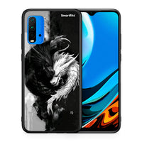 Thumbnail for Θήκη Xiaomi Redmi 9T Yin Yang από τη Smartfits με σχέδιο στο πίσω μέρος και μαύρο περίβλημα | Xiaomi Redmi 9T Yin Yang case with colorful back and black bezels