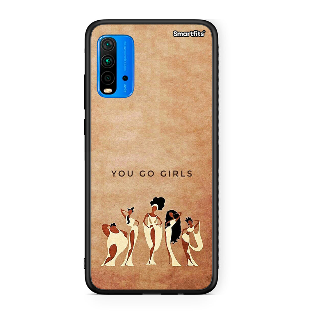 Xiaomi Poco M3 You Go Girl θήκη από τη Smartfits με σχέδιο στο πίσω μέρος και μαύρο περίβλημα | Smartphone case with colorful back and black bezels by Smartfits
