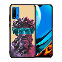 Thumbnail for Θήκη Αγίου Βαλεντίνου Xiaomi Poco M3 Zeus Art από τη Smartfits με σχέδιο στο πίσω μέρος και μαύρο περίβλημα | Xiaomi Poco M3 Zeus Art case with colorful back and black bezels