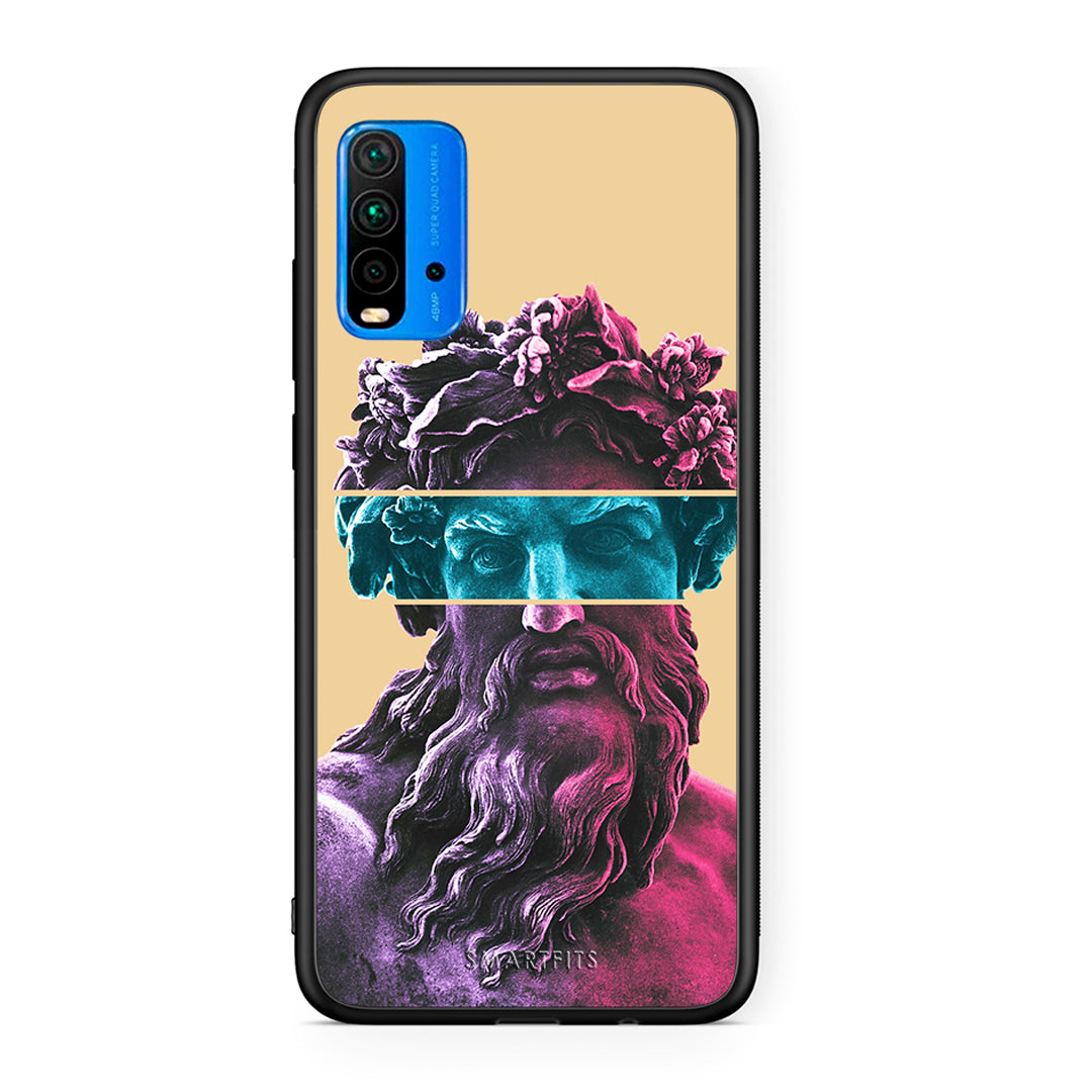 Xiaomi Poco M3 Zeus Art Θήκη Αγίου Βαλεντίνου από τη Smartfits με σχέδιο στο πίσω μέρος και μαύρο περίβλημα | Smartphone case with colorful back and black bezels by Smartfits