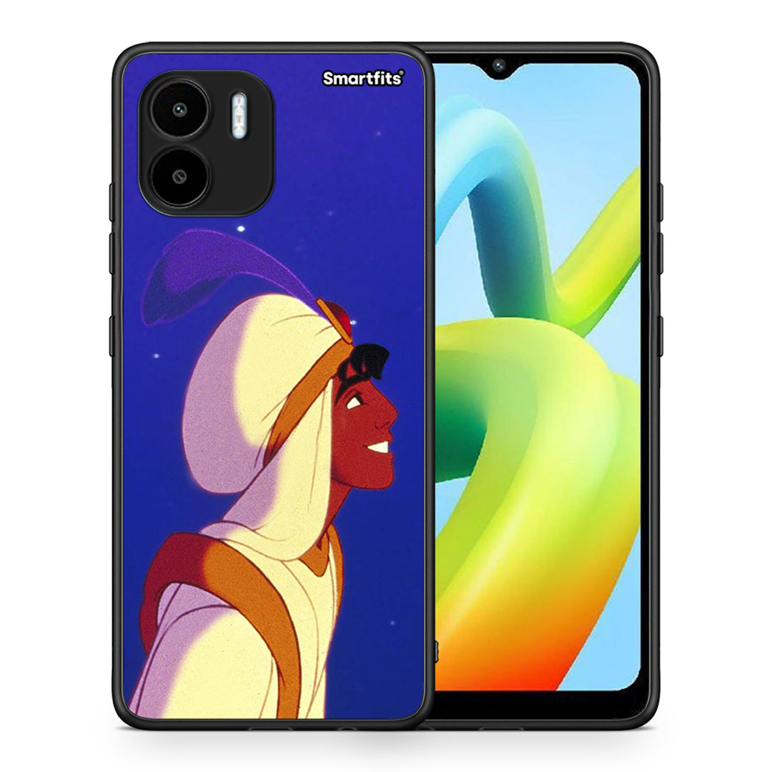 Θήκη Xiaomi Redmi A1 / A2 Alladin And Jasmine Love 1 από τη Smartfits με σχέδιο στο πίσω μέρος και μαύρο περίβλημα | Xiaomi Redmi A1 / A2 Alladin And Jasmine Love 1 Case with Colorful Back and Black Bezels