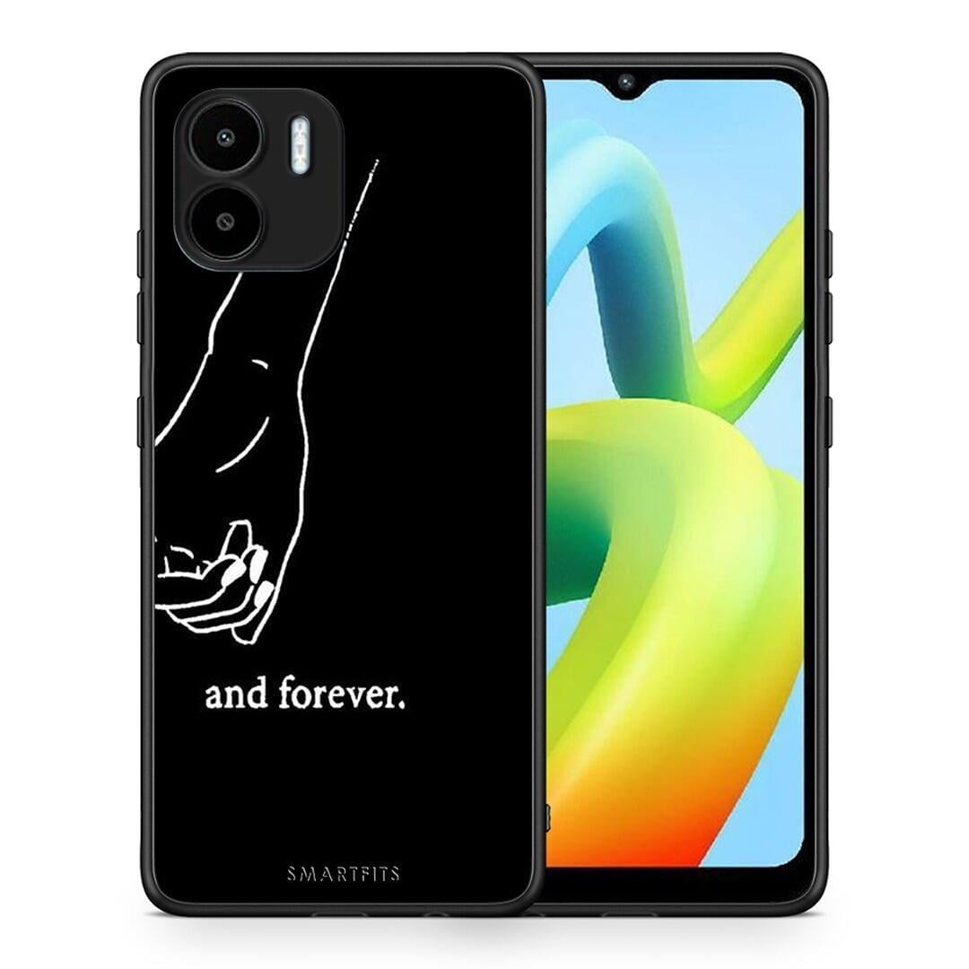 Θήκη Xiaomi Redmi A1 / A2 Always & Forever 2 από τη Smartfits με σχέδιο στο πίσω μέρος και μαύρο περίβλημα | Xiaomi Redmi A1 / A2 Always & Forever 2 Case with Colorful Back and Black Bezels