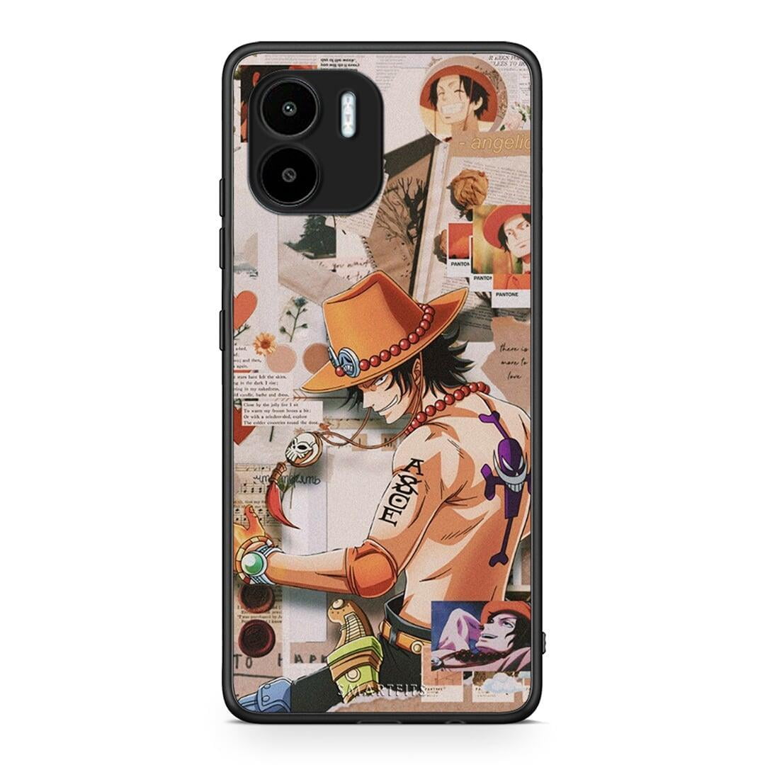 Θήκη Xiaomi Redmi A1 / A2 Anime Collage από τη Smartfits με σχέδιο στο πίσω μέρος και μαύρο περίβλημα | Xiaomi Redmi A1 / A2 Anime Collage Case with Colorful Back and Black Bezels