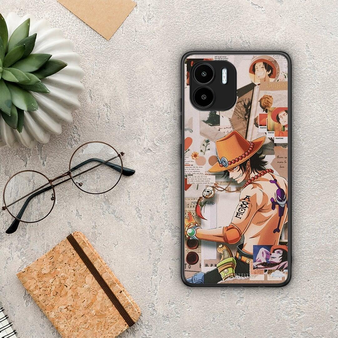 Θήκη Xiaomi Redmi A1 / A2 Anime Collage από τη Smartfits με σχέδιο στο πίσω μέρος και μαύρο περίβλημα | Xiaomi Redmi A1 / A2 Anime Collage Case with Colorful Back and Black Bezels