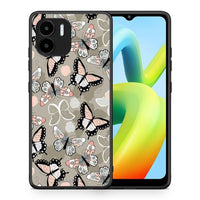 Thumbnail for Θήκη Xiaomi Redmi A1 / A2 Boho Butterflies από τη Smartfits με σχέδιο στο πίσω μέρος και μαύρο περίβλημα | Xiaomi Redmi A1 / A2 Boho Butterflies Case with Colorful Back and Black Bezels