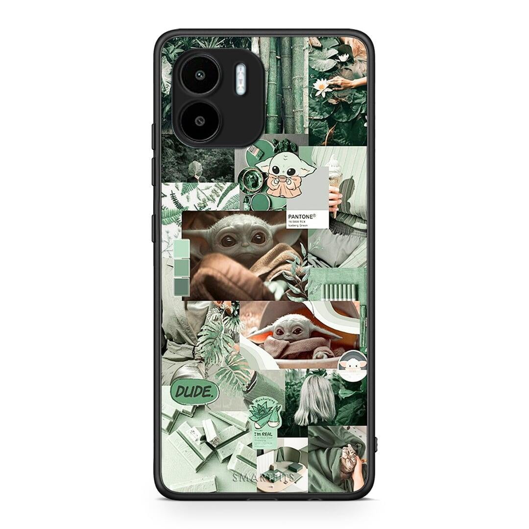 Θήκη Xiaomi Redmi A1 / A2 Collage Dude από τη Smartfits με σχέδιο στο πίσω μέρος και μαύρο περίβλημα | Xiaomi Redmi A1 / A2 Collage Dude Case with Colorful Back and Black Bezels