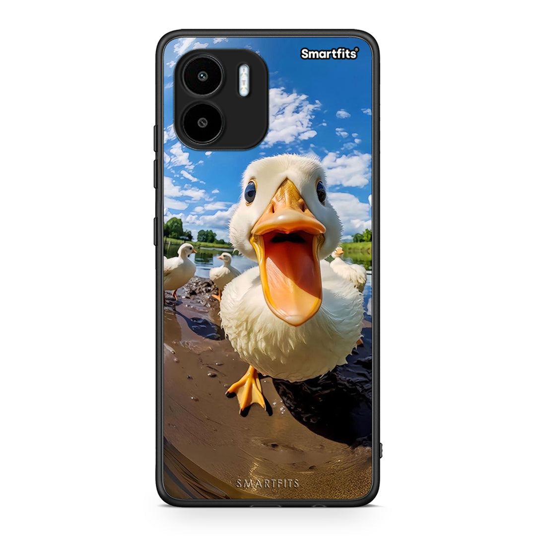 Θήκη Xiaomi Redmi A1 / A2 Duck Face από τη Smartfits με σχέδιο στο πίσω μέρος και μαύρο περίβλημα | Xiaomi Redmi A1 / A2 Duck Face Case with Colorful Back and Black Bezels