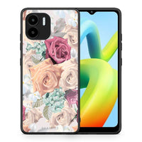 Thumbnail for Θήκη Xiaomi Redmi A1 / A2 Floral Bouquet από τη Smartfits με σχέδιο στο πίσω μέρος και μαύρο περίβλημα | Xiaomi Redmi A1 / A2 Floral Bouquet Case with Colorful Back and Black Bezels