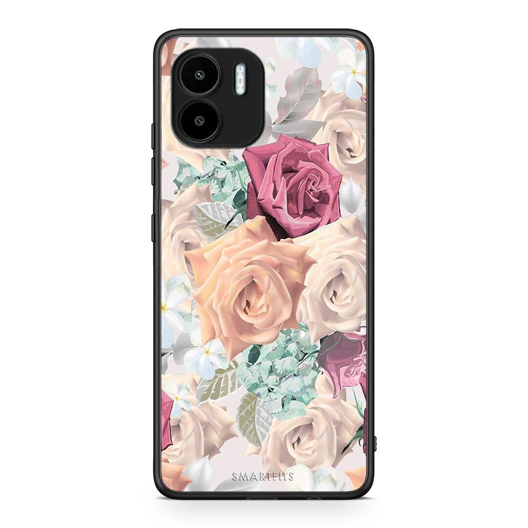 Θήκη Xiaomi Redmi A1 / A2 Floral Bouquet από τη Smartfits με σχέδιο στο πίσω μέρος και μαύρο περίβλημα | Xiaomi Redmi A1 / A2 Floral Bouquet Case with Colorful Back and Black Bezels