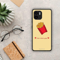 Thumbnail for Θήκη Xiaomi Redmi A1 / A2 Fries Before Guys από τη Smartfits με σχέδιο στο πίσω μέρος και μαύρο περίβλημα | Xiaomi Redmi A1 / A2 Fries Before Guys Case with Colorful Back and Black Bezels