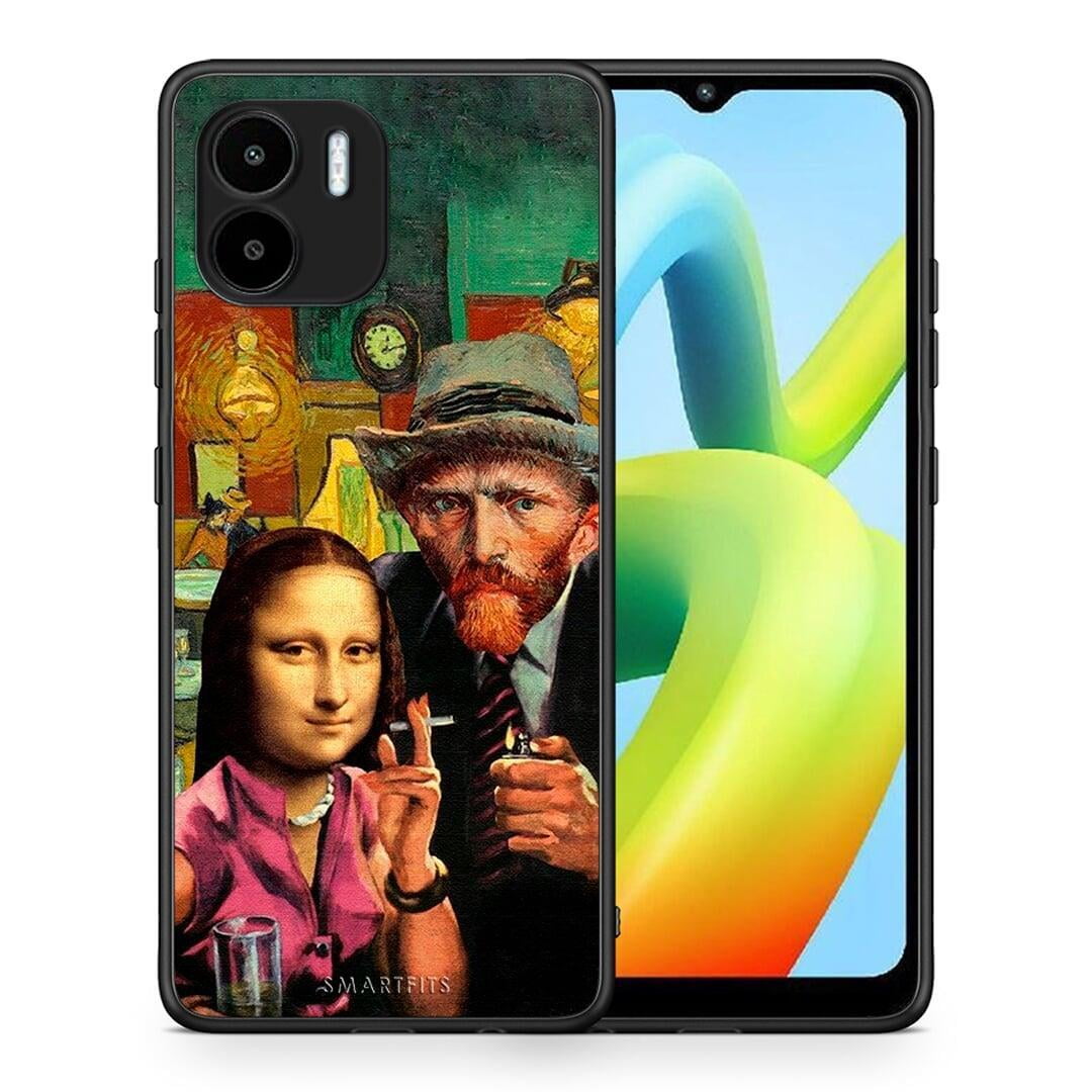 Θήκη Xiaomi Redmi A1 / A2 Funny Art από τη Smartfits με σχέδιο στο πίσω μέρος και μαύρο περίβλημα | Xiaomi Redmi A1 / A2 Funny Art Case with Colorful Back and Black Bezels