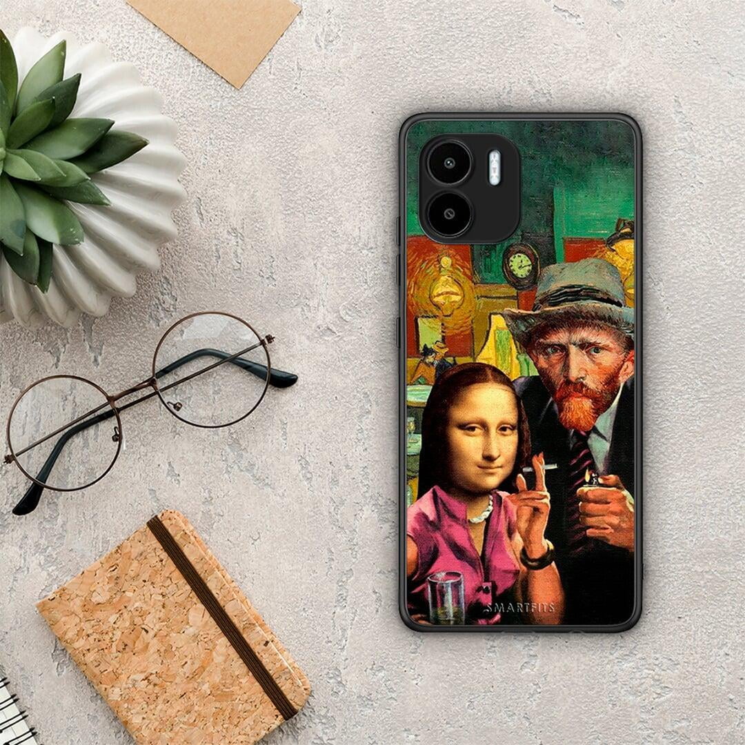 Θήκη Xiaomi Redmi A1 / A2 Funny Art από τη Smartfits με σχέδιο στο πίσω μέρος και μαύρο περίβλημα | Xiaomi Redmi A1 / A2 Funny Art Case with Colorful Back and Black Bezels