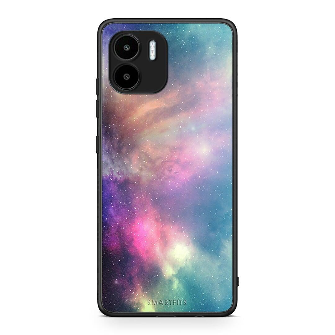 Θήκη Xiaomi Redmi A1 / A2 Galactic Rainbow από τη Smartfits με σχέδιο στο πίσω μέρος και μαύρο περίβλημα | Xiaomi Redmi A1 / A2 Galactic Rainbow Case with Colorful Back and Black Bezels