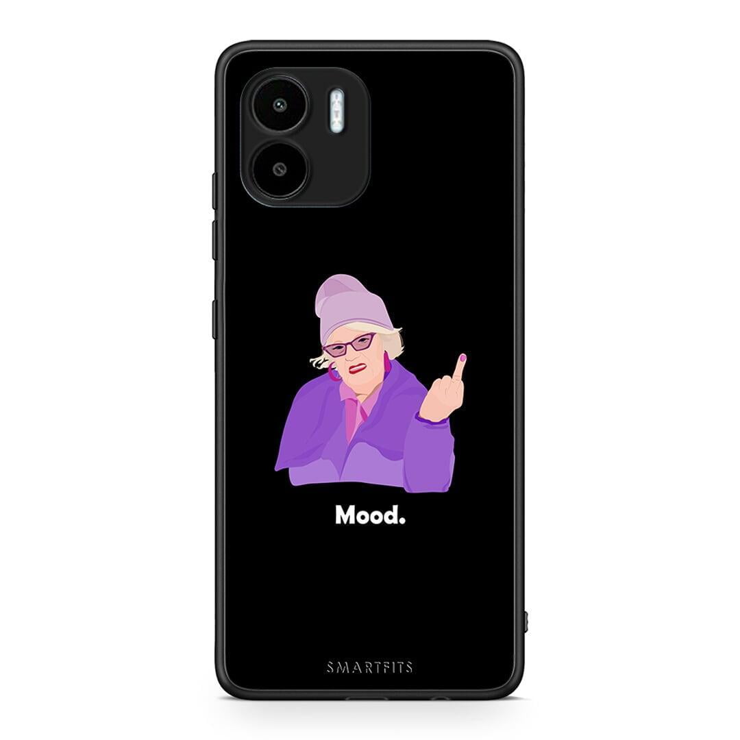 Θήκη Xiaomi Redmi A1 / A2 Grandma Mood Black από τη Smartfits με σχέδιο στο πίσω μέρος και μαύρο περίβλημα | Xiaomi Redmi A1 / A2 Grandma Mood Black Case with Colorful Back and Black Bezels