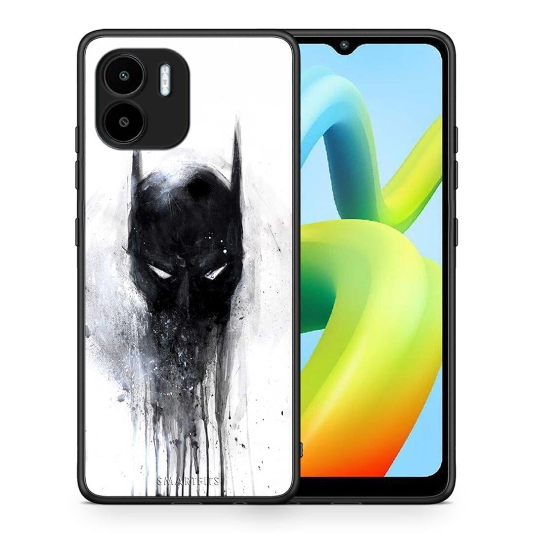 Θήκη Xiaomi Redmi A1 / A2 Hero Paint Bat από τη Smartfits με σχέδιο στο πίσω μέρος και μαύρο περίβλημα | Xiaomi Redmi A1 / A2 Hero Paint Bat Case with Colorful Back and Black Bezels