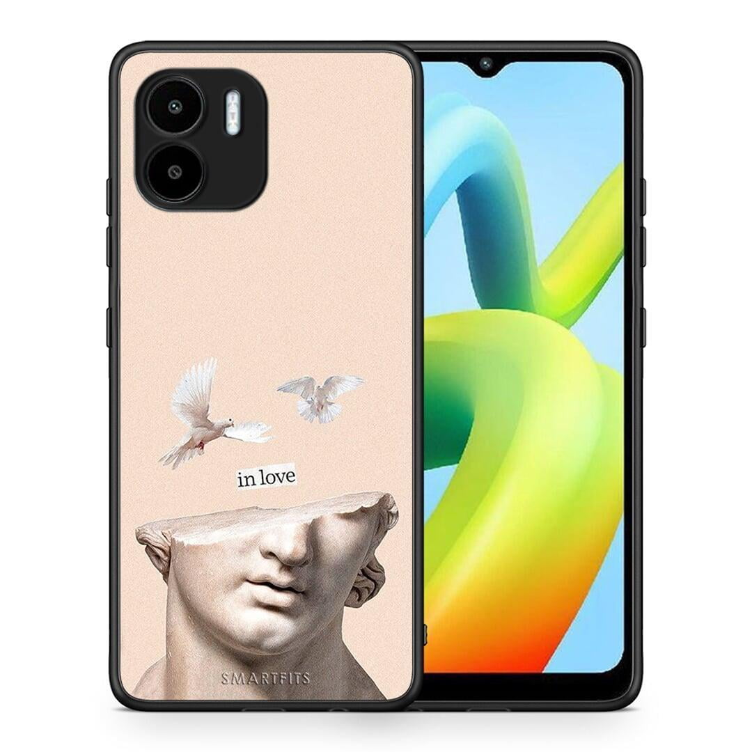 Θήκη Xiaomi Redmi A1 / A2 In Love από τη Smartfits με σχέδιο στο πίσω μέρος και μαύρο περίβλημα | Xiaomi Redmi A1 / A2 In Love Case with Colorful Back and Black Bezels