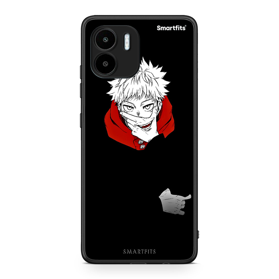 Θήκη Xiaomi Redmi A1 / A2 Itadori Anime από τη Smartfits με σχέδιο στο πίσω μέρος και μαύρο περίβλημα | Xiaomi Redmi A1 / A2 Itadori Anime Case with Colorful Back and Black Bezels