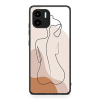 Thumbnail for Θήκη Xiaomi Redmi A1 / A2 LineArt Woman από τη Smartfits με σχέδιο στο πίσω μέρος και μαύρο περίβλημα | Xiaomi Redmi A1 / A2 LineArt Woman Case with Colorful Back and Black Bezels