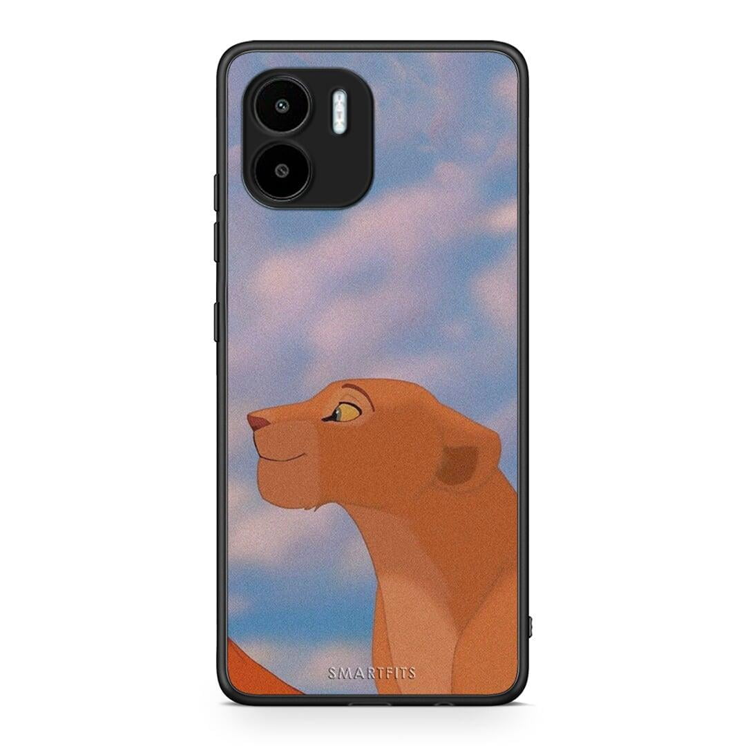 Θήκη Xiaomi Redmi A1 / A2 Lion Love 2 από τη Smartfits με σχέδιο στο πίσω μέρος και μαύρο περίβλημα | Xiaomi Redmi A1 / A2 Lion Love 2 Case with Colorful Back and Black Bezels