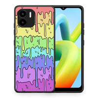 Thumbnail for Θήκη Xiaomi Redmi A1 / A2 Melting Rainbow από τη Smartfits με σχέδιο στο πίσω μέρος και μαύρο περίβλημα | Xiaomi Redmi A1 / A2 Melting Rainbow Case with Colorful Back and Black Bezels