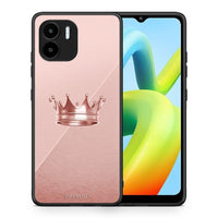 Thumbnail for Θήκη Xiaomi Redmi A1 / A2 Minimal Crown από τη Smartfits με σχέδιο στο πίσω μέρος και μαύρο περίβλημα | Xiaomi Redmi A1 / A2 Minimal Crown Case with Colorful Back and Black Bezels