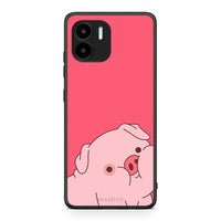 Thumbnail for Θήκη Xiaomi Redmi A1 / A2 Pig Love 1 από τη Smartfits με σχέδιο στο πίσω μέρος και μαύρο περίβλημα | Xiaomi Redmi A1 / A2 Pig Love 1 Case with Colorful Back and Black Bezels