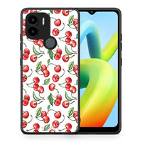 Thumbnail for Θήκη Xiaomi Redmi A1+ / A2+ Cherry Summer από τη Smartfits με σχέδιο στο πίσω μέρος και μαύρο περίβλημα | Xiaomi Redmi A1+ / A2+ Cherry Summer Case with Colorful Back and Black Bezels