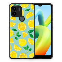 Thumbnail for Θήκη Xiaomi Redmi A1+ / A2+ Lemons από τη Smartfits με σχέδιο στο πίσω μέρος και μαύρο περίβλημα | Xiaomi Redmi A1+ / A2+ Lemons Case with Colorful Back and Black Bezels