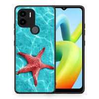 Thumbnail for Θήκη Xiaomi Redmi A1+ / A2+ Red Starfish από τη Smartfits με σχέδιο στο πίσω μέρος και μαύρο περίβλημα | Xiaomi Redmi A1+ / A2+ Red Starfish Case with Colorful Back and Black Bezels