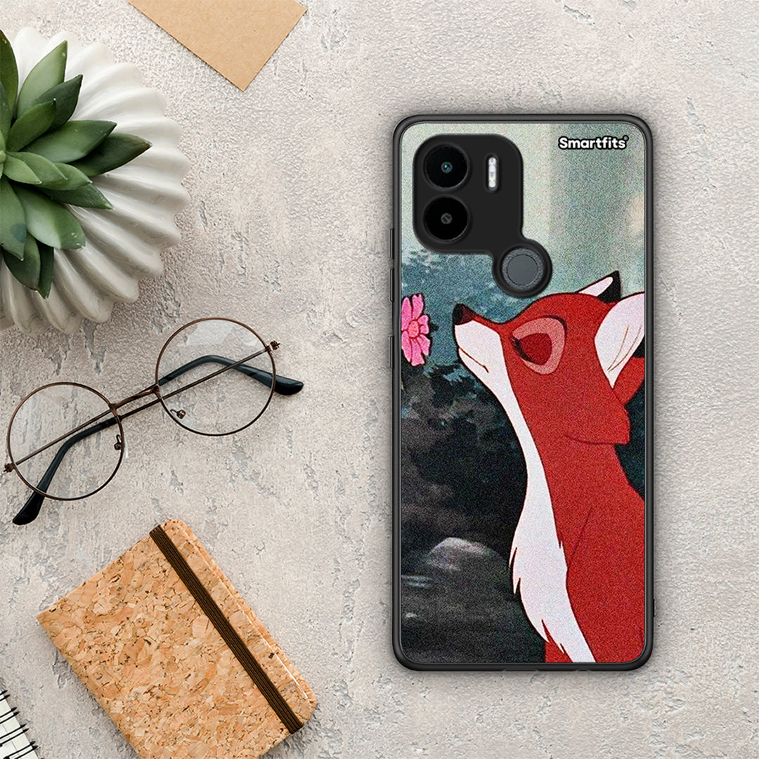 Θήκη Xiaomi Redmi A1+ / A2+ Tod And Vixey Love 2 από τη Smartfits με σχέδιο στο πίσω μέρος και μαύρο περίβλημα | Xiaomi Redmi A1+ / A2+ Tod And Vixey Love 2 Case with Colorful Back and Black Bezels