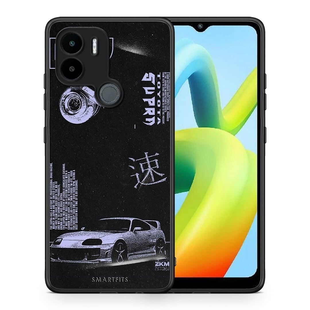 Θήκη Xiaomi Redmi A1+ / A2+ Tokyo Drift από τη Smartfits με σχέδιο στο πίσω μέρος και μαύρο περίβλημα | Xiaomi Redmi A1+ / A2+ Tokyo Drift Case with Colorful Back and Black Bezels