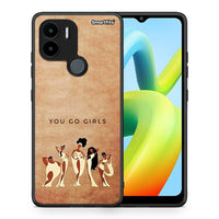 Thumbnail for Θήκη Xiaomi Redmi A1+ / A2+ You Go Girl από τη Smartfits με σχέδιο στο πίσω μέρος και μαύρο περίβλημα | Xiaomi Redmi A1+ / A2+ You Go Girl Case with Colorful Back and Black Bezels