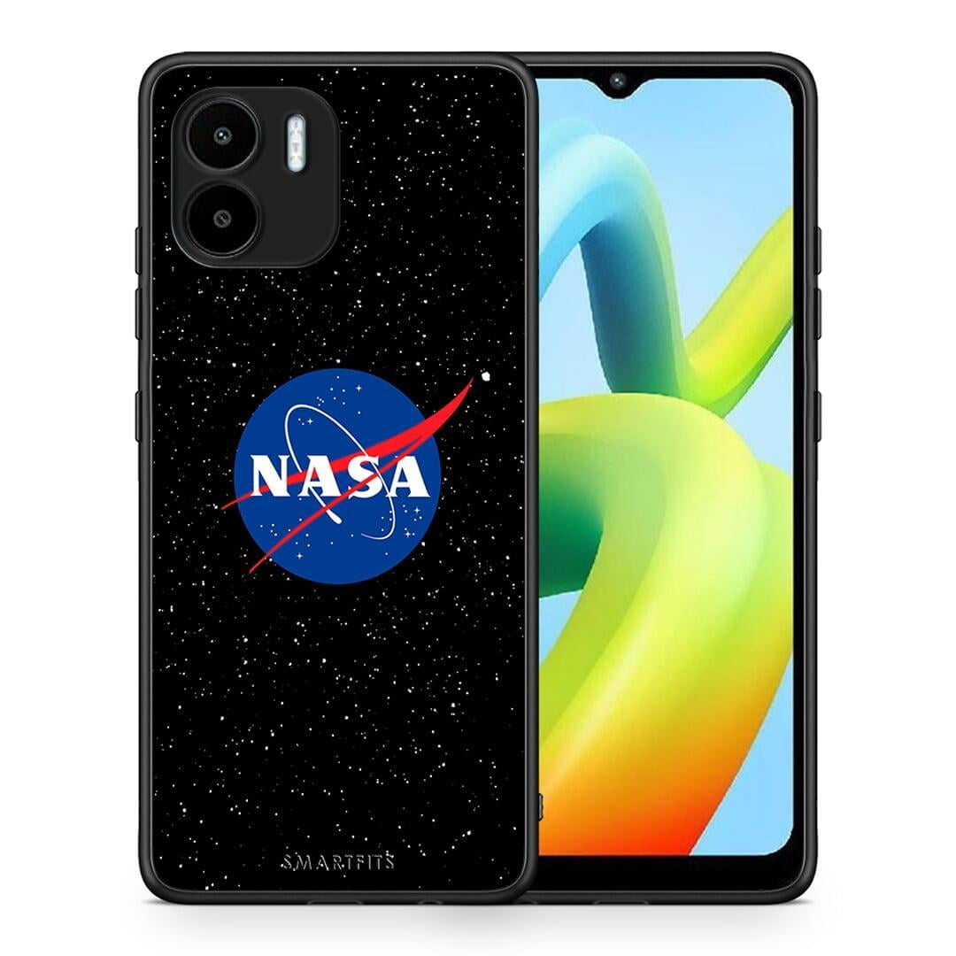 Θήκη Xiaomi Redmi A1 / A2 PopArt NASA από τη Smartfits με σχέδιο στο πίσω μέρος και μαύρο περίβλημα | Xiaomi Redmi A1 / A2 PopArt NASA Case with Colorful Back and Black Bezels