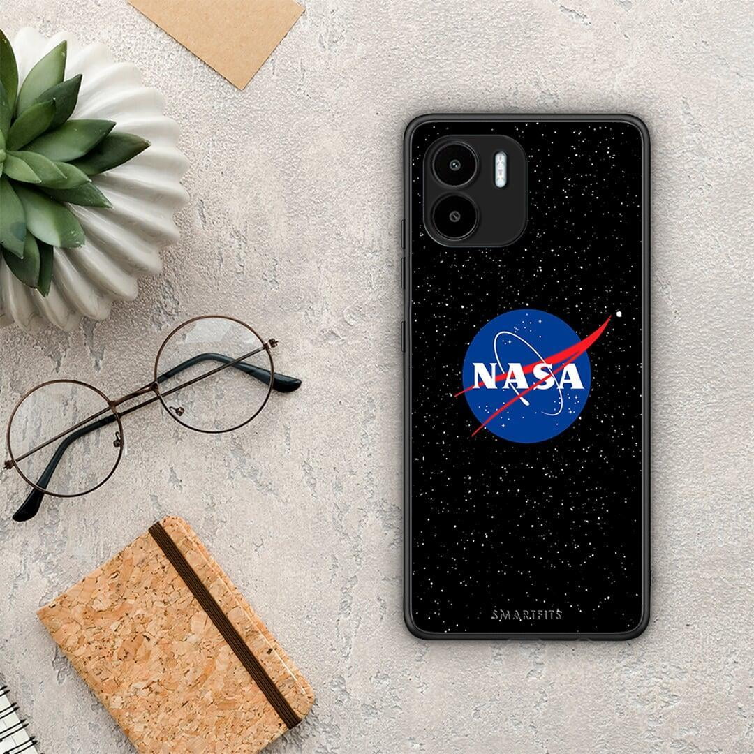 Θήκη Xiaomi Redmi A1 / A2 PopArt NASA από τη Smartfits με σχέδιο στο πίσω μέρος και μαύρο περίβλημα | Xiaomi Redmi A1 / A2 PopArt NASA Case with Colorful Back and Black Bezels