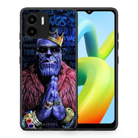 Thumbnail for Θήκη Xiaomi Redmi A1 / A2 PopArt Thanos από τη Smartfits με σχέδιο στο πίσω μέρος και μαύρο περίβλημα | Xiaomi Redmi A1 / A2 PopArt Thanos Case with Colorful Back and Black Bezels