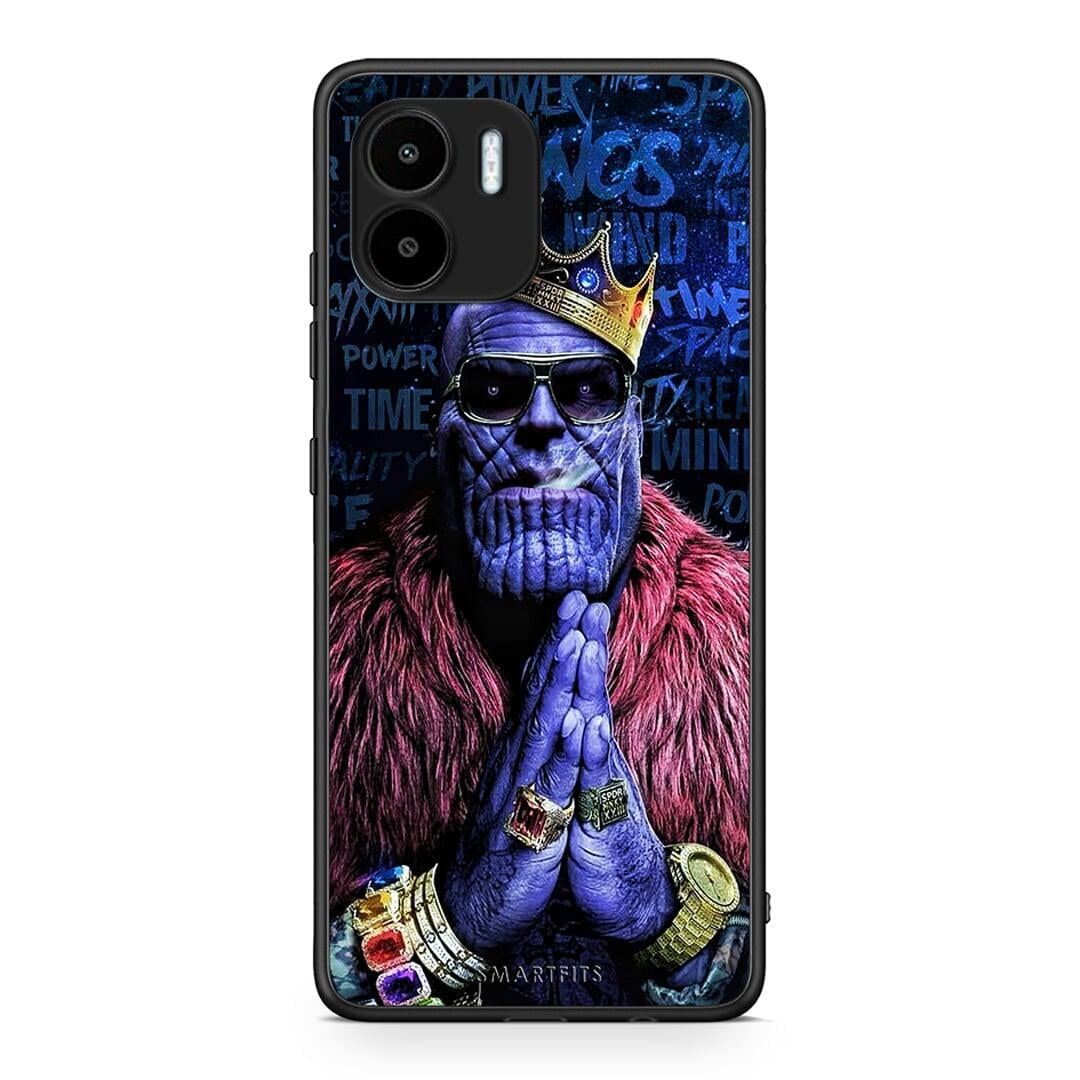 Θήκη Xiaomi Redmi A1 / A2 PopArt Thanos από τη Smartfits με σχέδιο στο πίσω μέρος και μαύρο περίβλημα | Xiaomi Redmi A1 / A2 PopArt Thanos Case with Colorful Back and Black Bezels