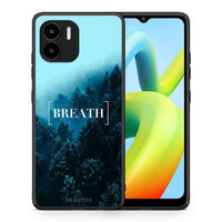 Thumbnail for Θήκη Xiaomi Redmi A1 / A2 Quote Breath από τη Smartfits με σχέδιο στο πίσω μέρος και μαύρο περίβλημα | Xiaomi Redmi A1 / A2 Quote Breath Case with Colorful Back and Black Bezels