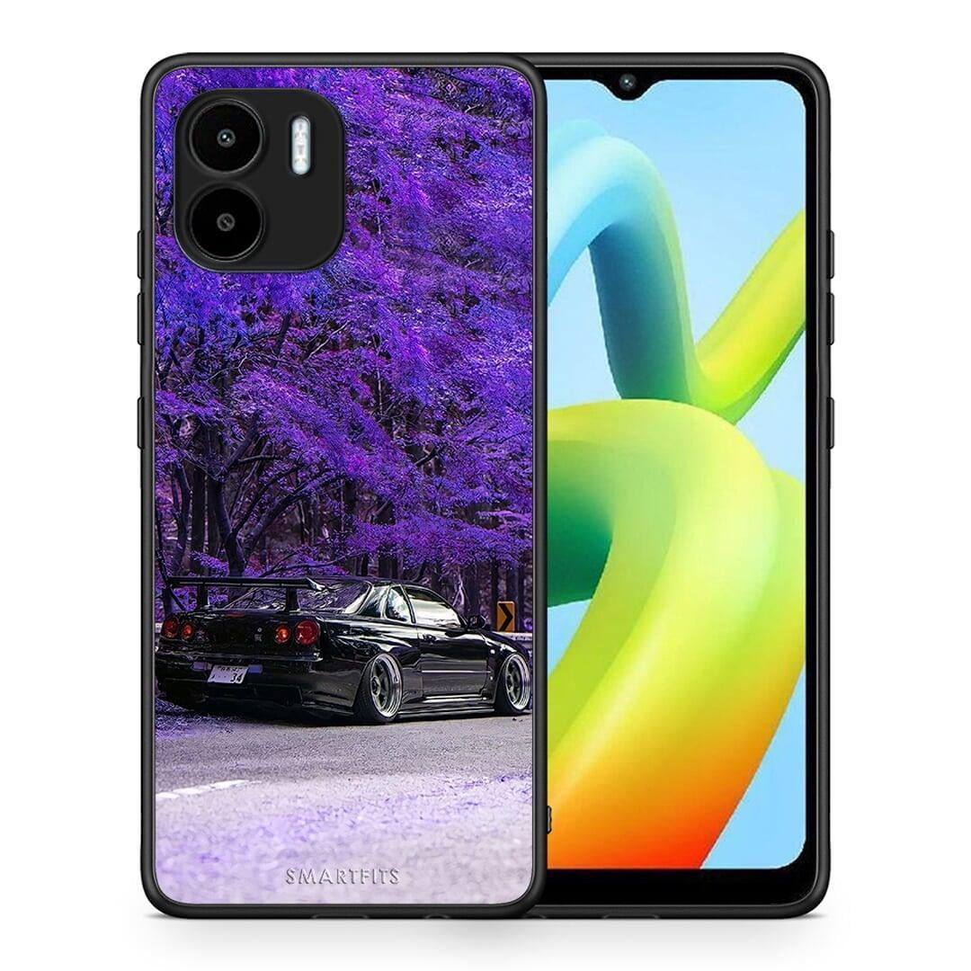 Θήκη Xiaomi Redmi A1 / A2 Super Car από τη Smartfits με σχέδιο στο πίσω μέρος και μαύρο περίβλημα | Xiaomi Redmi A1 / A2 Super Car Case with Colorful Back and Black Bezels