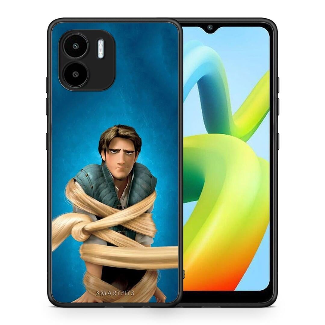 Θήκη Xiaomi Redmi A1 / A2 Tangled 1 από τη Smartfits με σχέδιο στο πίσω μέρος και μαύρο περίβλημα | Xiaomi Redmi A1 / A2 Tangled 1 Case with Colorful Back and Black Bezels