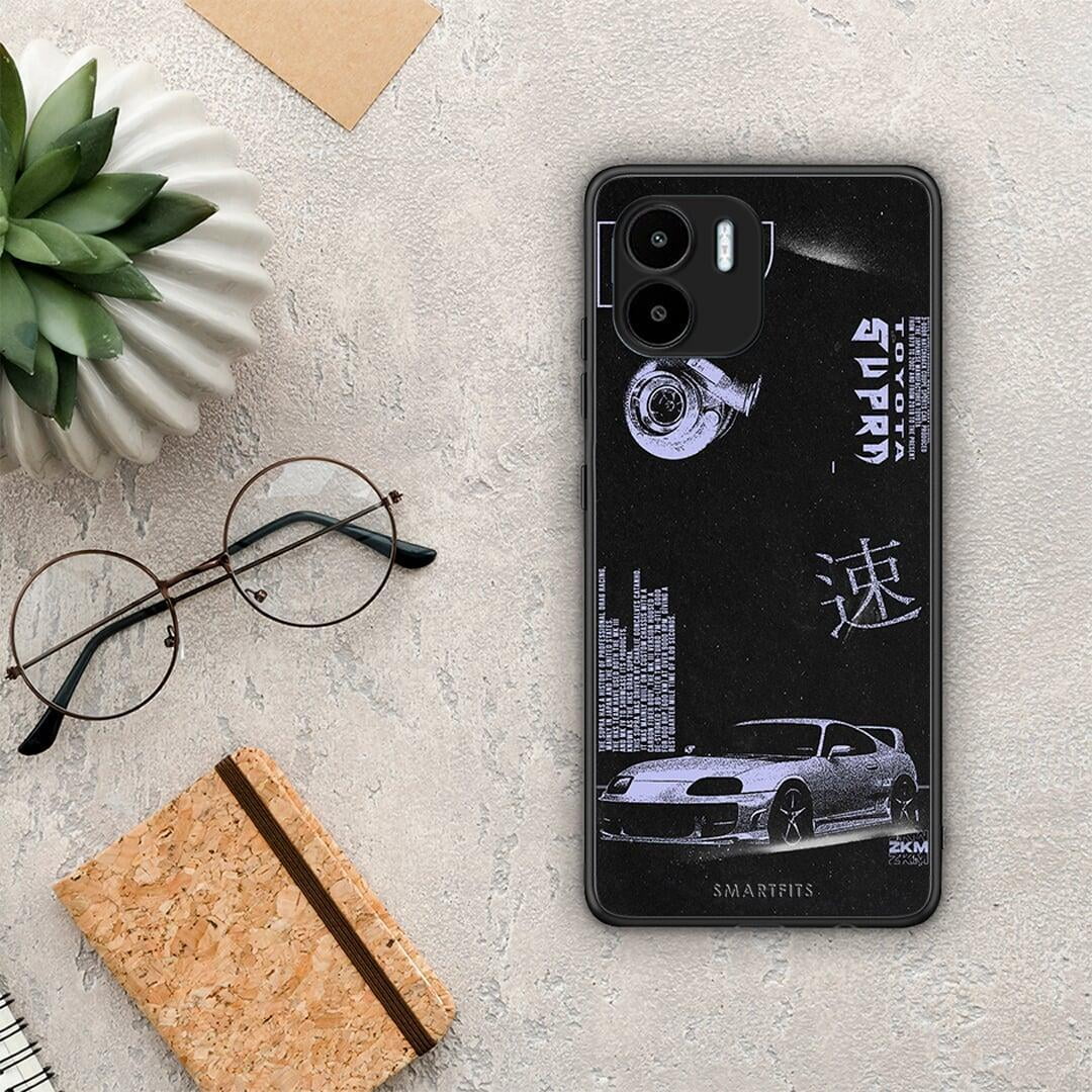 Θήκη Xiaomi Redmi A1 / A2 Tokyo Drift από τη Smartfits με σχέδιο στο πίσω μέρος και μαύρο περίβλημα | Xiaomi Redmi A1 / A2 Tokyo Drift Case with Colorful Back and Black Bezels