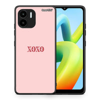 Thumbnail for Θήκη Xiaomi Redmi A1 / A2 XOXO Love από τη Smartfits με σχέδιο στο πίσω μέρος και μαύρο περίβλημα | Xiaomi Redmi A1 / A2 XOXO Love Case with Colorful Back and Black Bezels