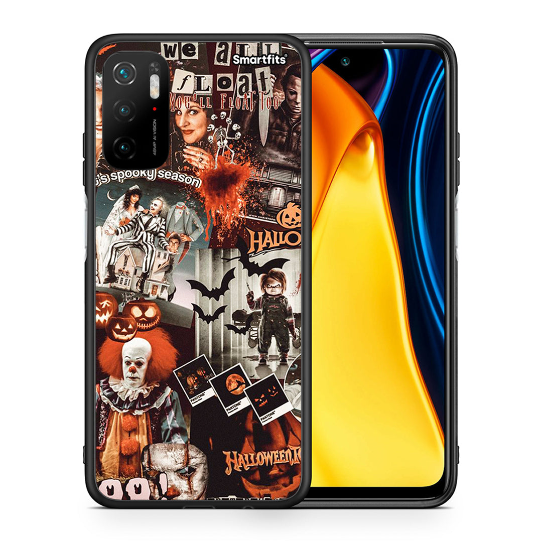 Θήκη Xiaomi Redmi Note 10 5G Halloween Spooky Season από τη Smartfits με σχέδιο στο πίσω μέρος και μαύρο περίβλημα | Xiaomi Redmi Note 10 5G Halloween Spooky Season case with colorful back and black bezels