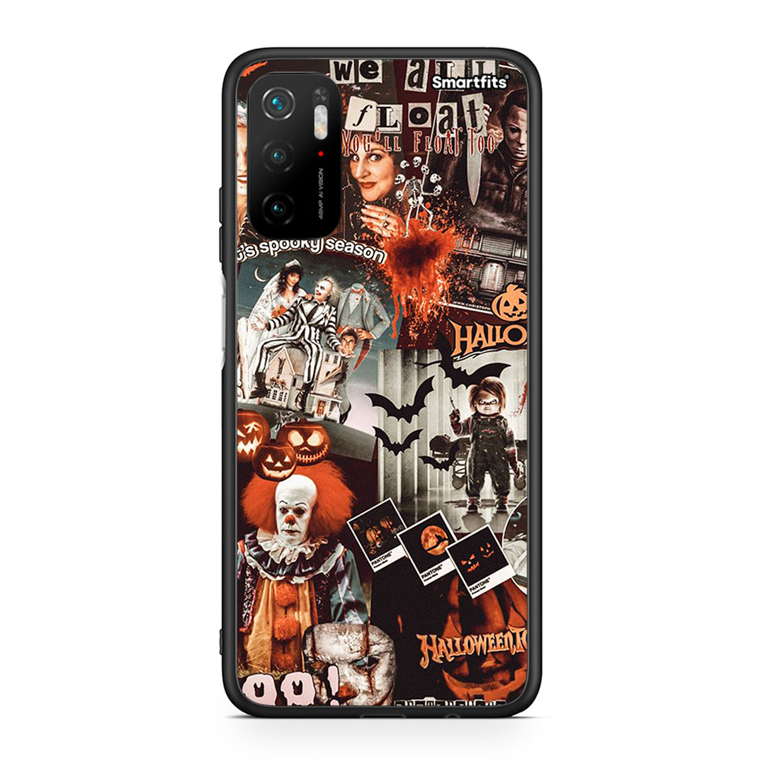 Xiaomi Redmi Note 10 5G Halloween Spooky Season Θήκη από τη Smartfits με σχέδιο στο πίσω μέρος και μαύρο περίβλημα | Smartphone case with colorful back and black bezels by Smartfits