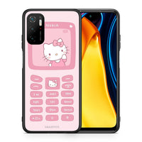 Thumbnail for Θήκη Αγίου Βαλεντίνου Xiaomi Redmi Note 10 5G Hello Kitten από τη Smartfits με σχέδιο στο πίσω μέρος και μαύρο περίβλημα | Xiaomi Redmi Note 10 5G Hello Kitten case with colorful back and black bezels