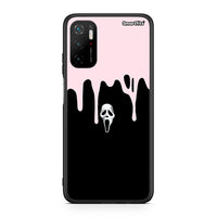 Thumbnail for Xiaomi Redmi Note 10 5G Melting Halloween Mask Θήκη από τη Smartfits με σχέδιο στο πίσω μέρος και μαύρο περίβλημα | Smartphone case with colorful back and black bezels by Smartfits