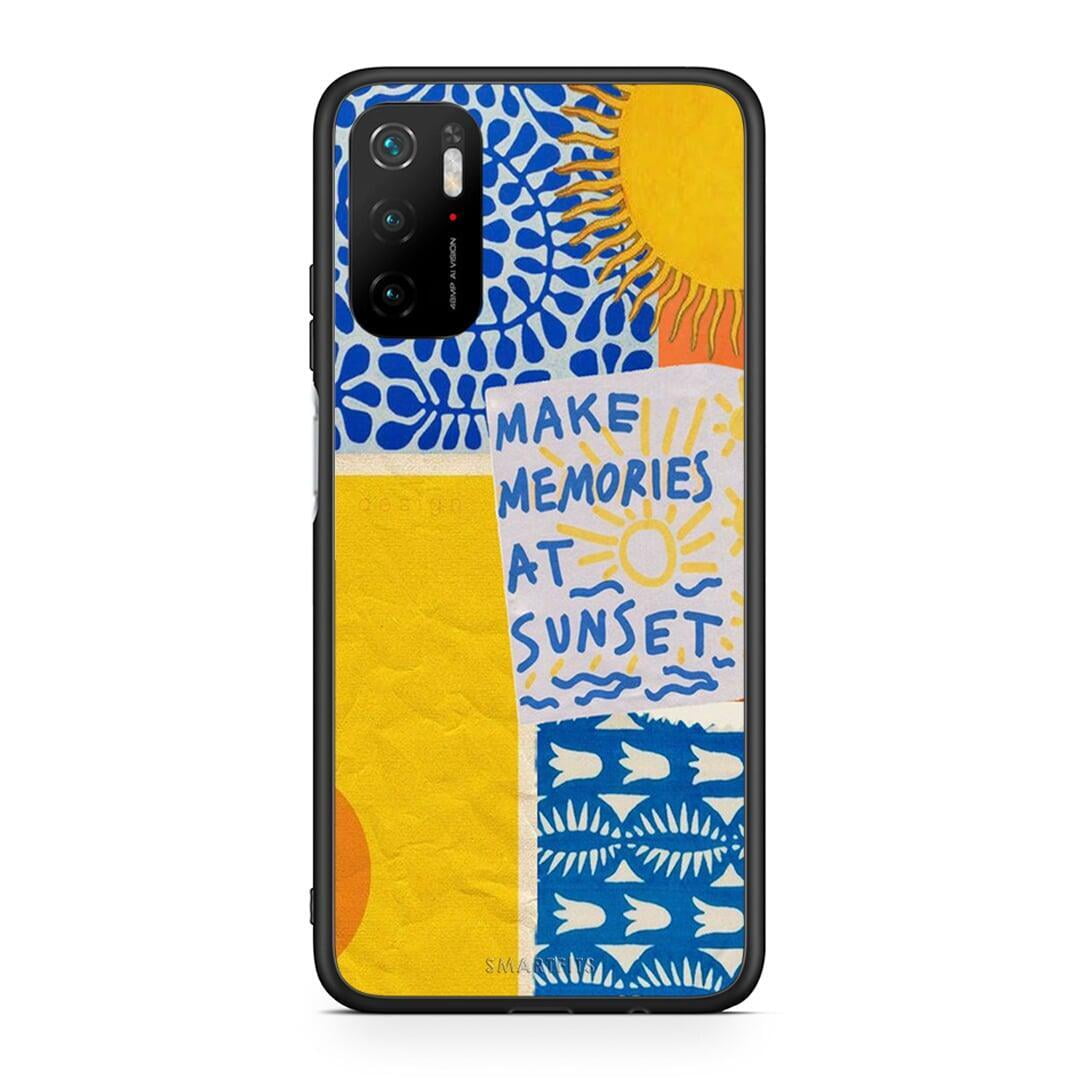 Xiaomi Poco M3 Pro Sunset Memories Θήκη από τη Smartfits με σχέδιο στο πίσω μέρος και μαύρο περίβλημα | Smartphone case with colorful back and black bezels by Smartfits