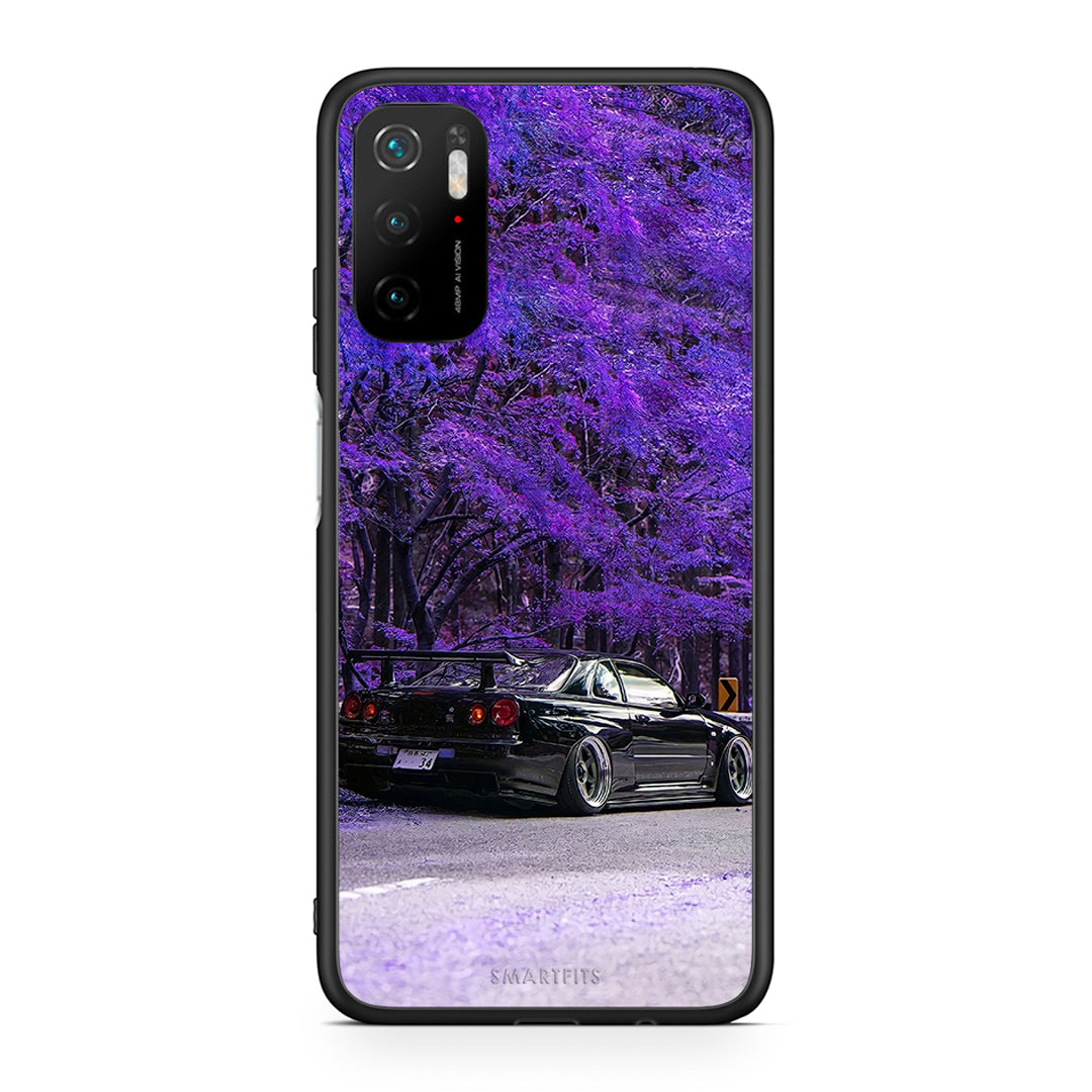 Xiaomi Redmi Note 10 5G Super Car Θήκη Αγίου Βαλεντίνου από τη Smartfits με σχέδιο στο πίσω μέρος και μαύρο περίβλημα | Smartphone case with colorful back and black bezels by Smartfits